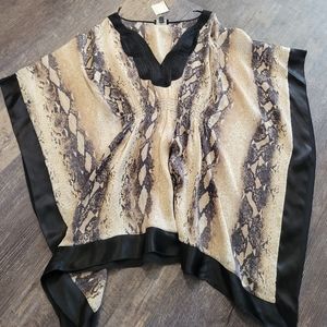 Bebe pythons kimono tunic